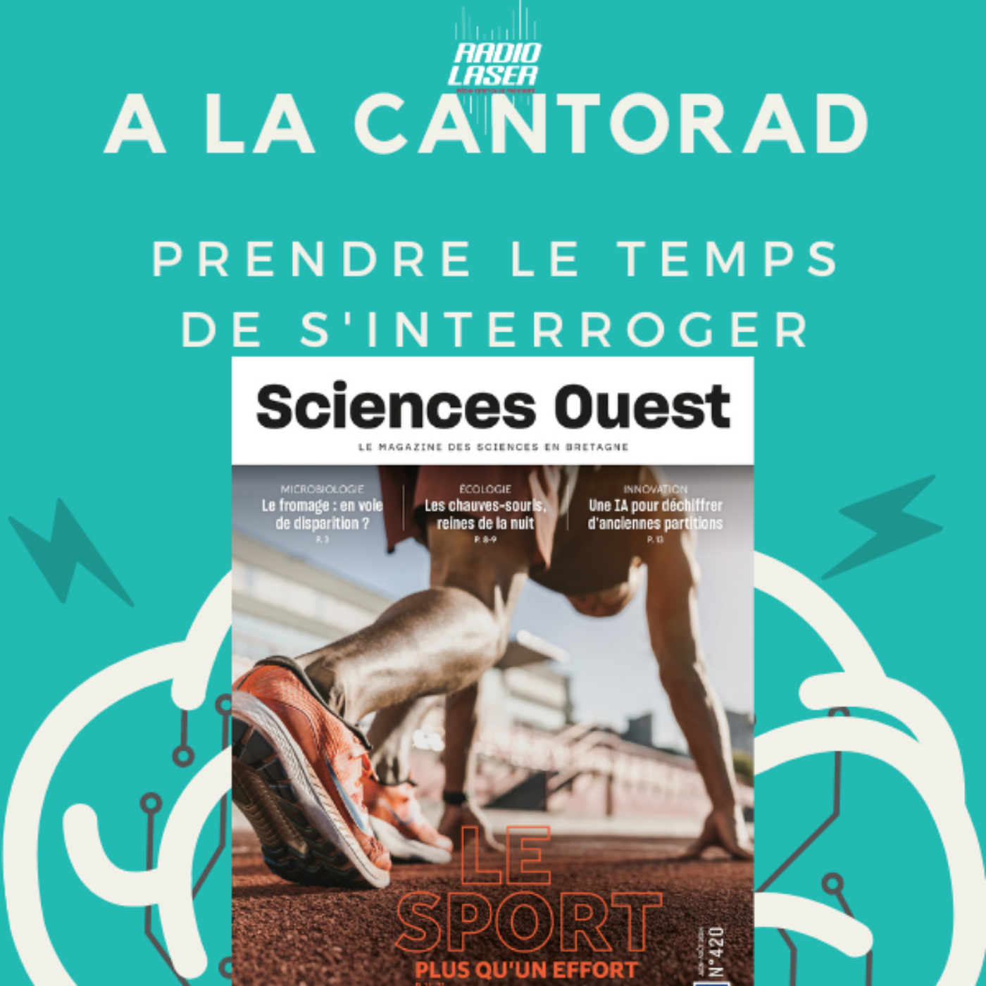 Sciences Ouest juin/août: le  sport; les chauves-souris; IA et musique; etc. episode artwork