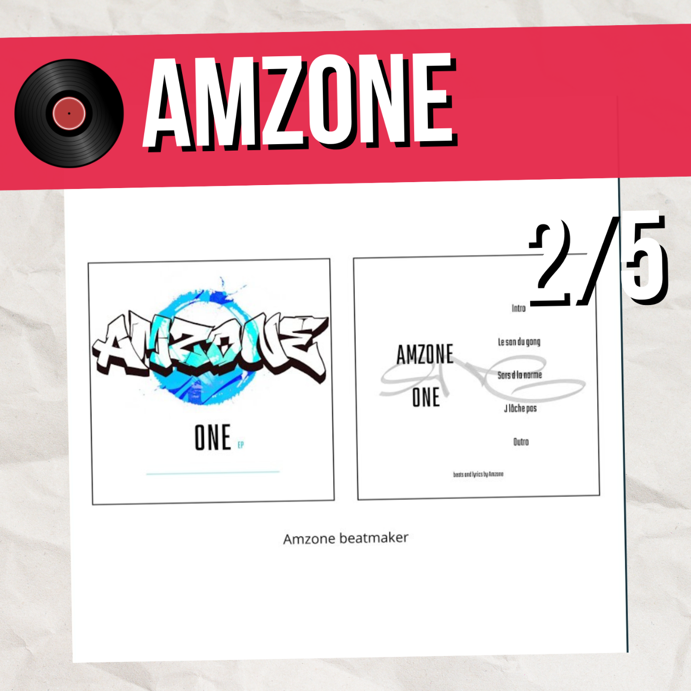 Amzone : "La musique et le message du rap sont formatés aujourd'hui." (2/5)