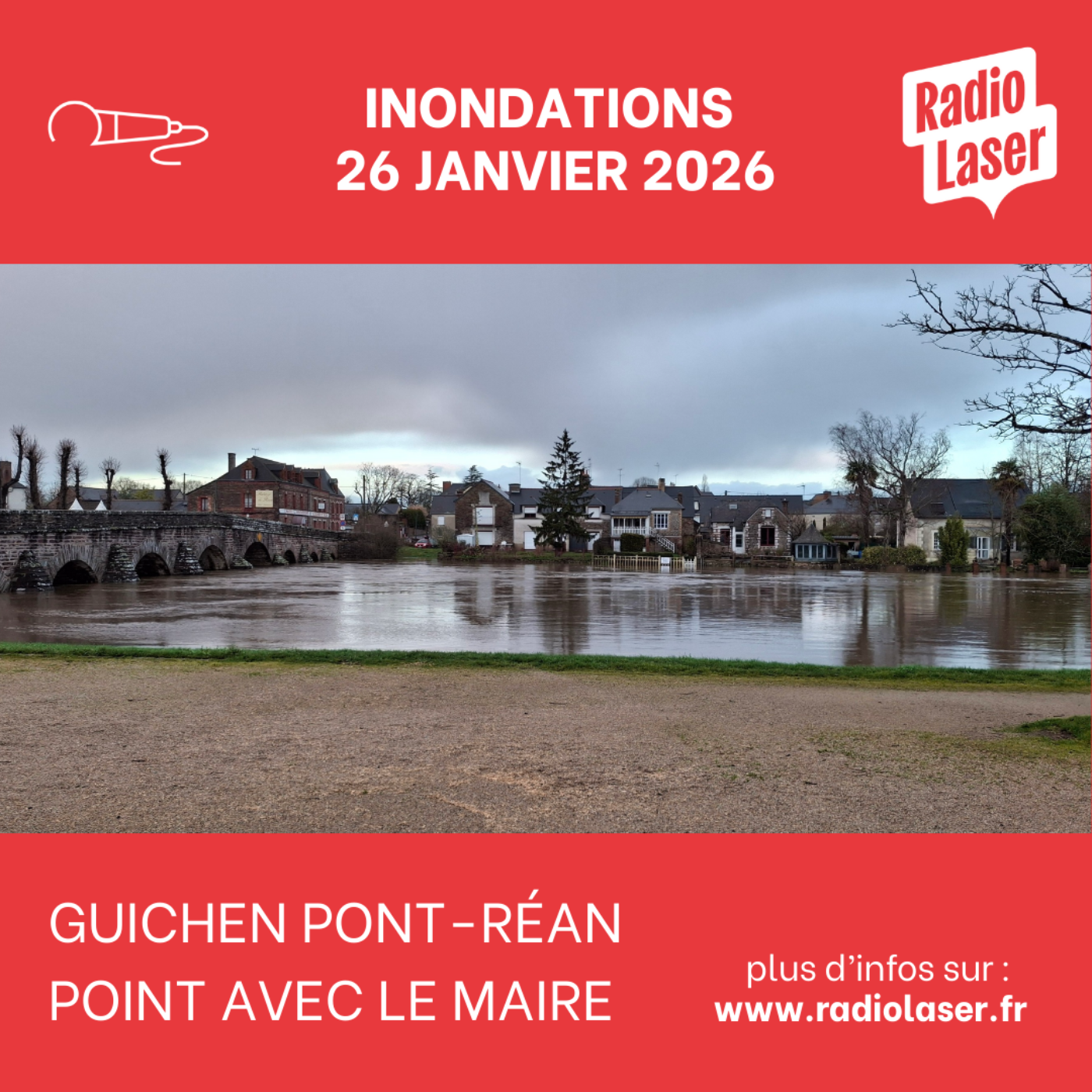 Le maire de Guichen Pont-Réan fait le point sur les inondations en cours episode artwork