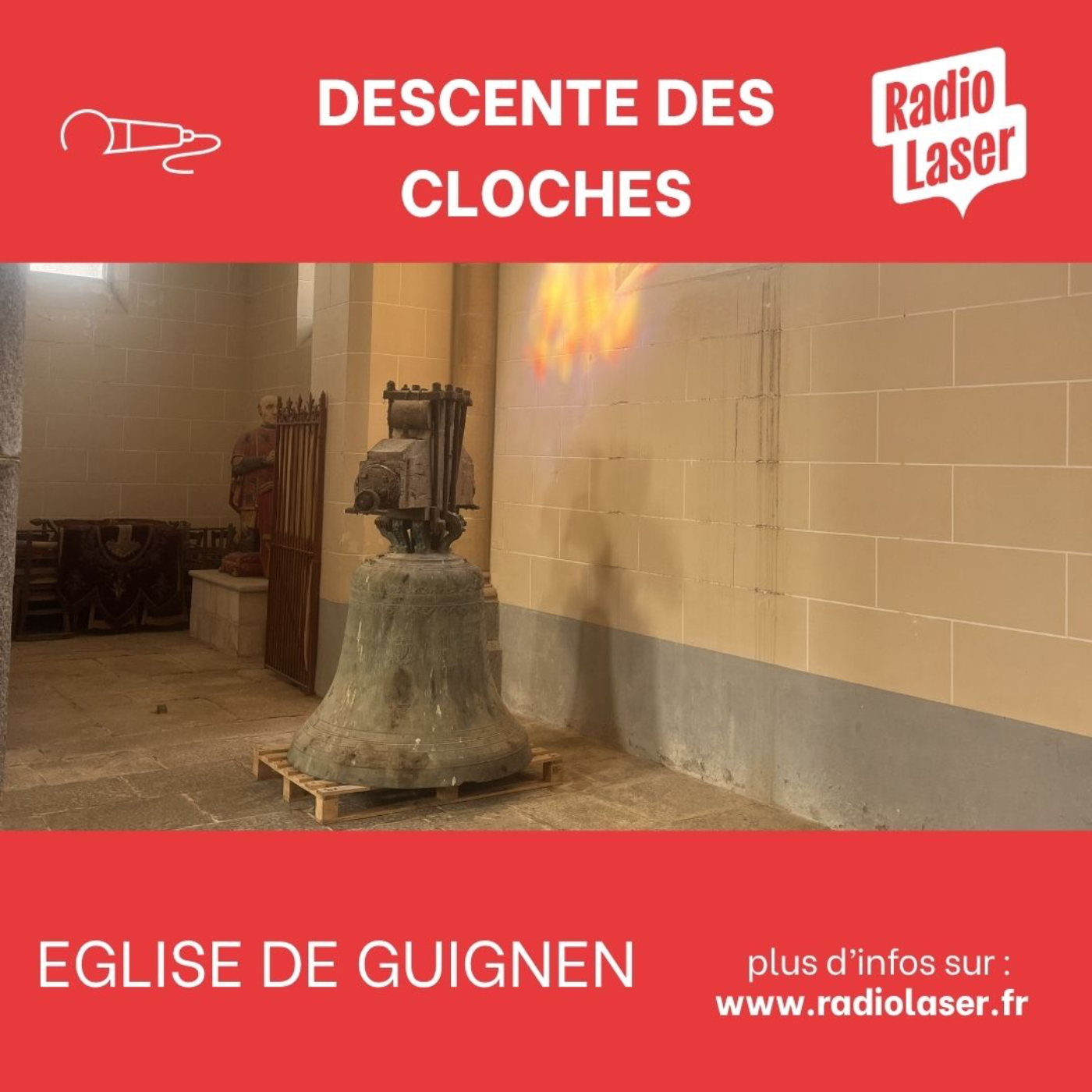 Les cloches de l'Eglise de Guignen sont descendues episode artwork